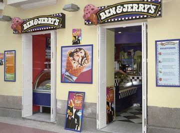 Proyecto y Ejecución de Obra de Reforma de Local para Heladería Ben & Jerry’s en Madrid.