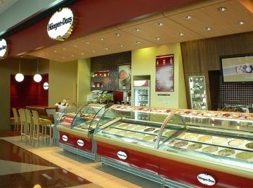 Proyecto y Ejecución de Obra de Reforma de Local para Heladería Häagen-Dazs en Madrid.